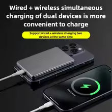 10000mAh Thin Wireless Power Bank Magnetic 20W Portable Fast Charging External Battery for Magsafe for IPhone