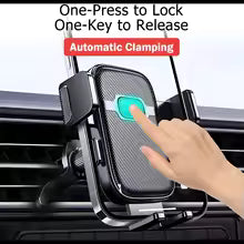 Phone Mount for car, Military-Grade Suction, Sturdy & Secure Long Arm Suction Cup Holder Universal Car Dashboard