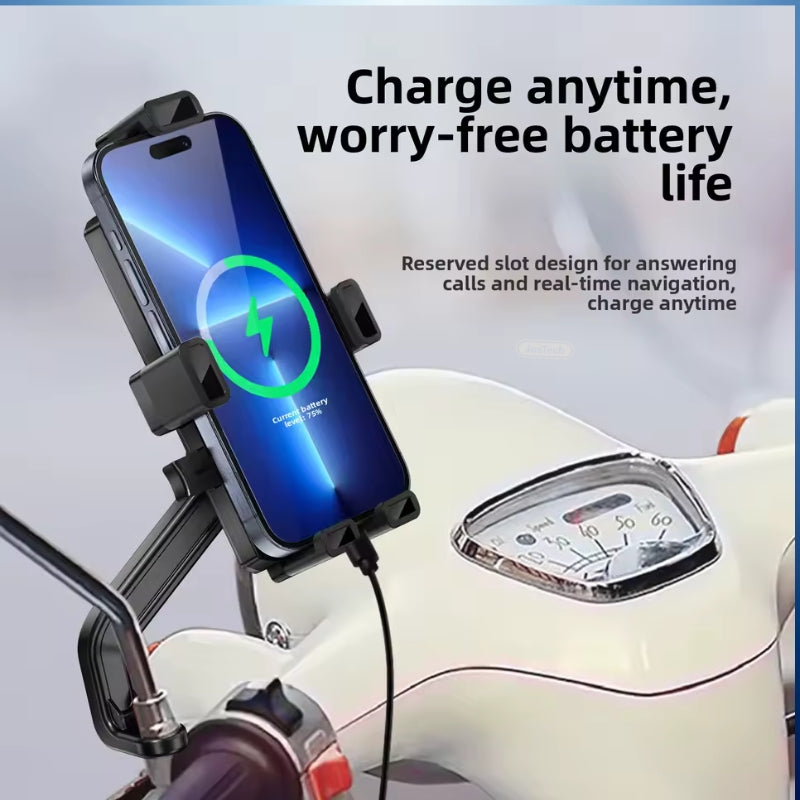 JT-905 Anti Shake 360 Degree Adjustable Bike and Motorcycle Phone Holder