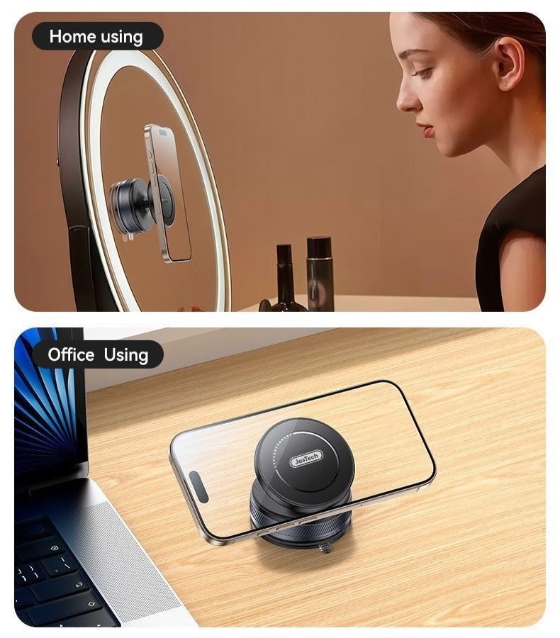 Magnetic Phone Bracket with Rotating Vacuum Suction JT-009