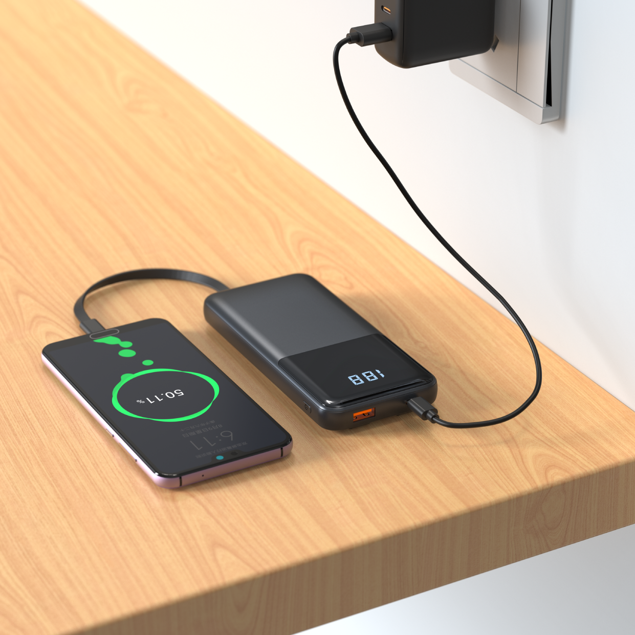 20000mAh Fast Charge Portable Power Bank 22.5W