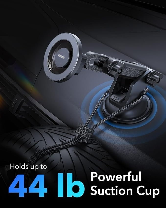 JesTech  Magnetic Car Phone Holder Go Des GD-HD938 Telescopic Design 360 Degree Rotating Suction Cup