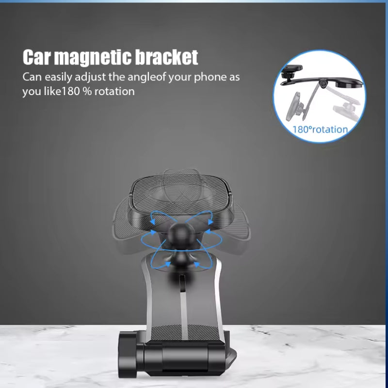JT-208 Magnetic Magsafe Compatible Flexible Curved and Flat Floor Car Phone Holder