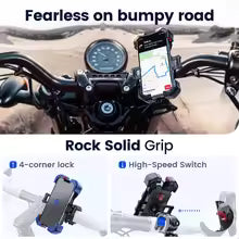 360 Degree Shockproof Motorcycle and Bicycle Phone Holder JT-694